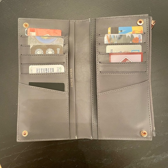 Dagne Dover Slim Wallet in graphite - Picture 4 of 7